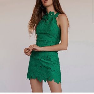 SAYLOR Jessa Dress Green Size XS